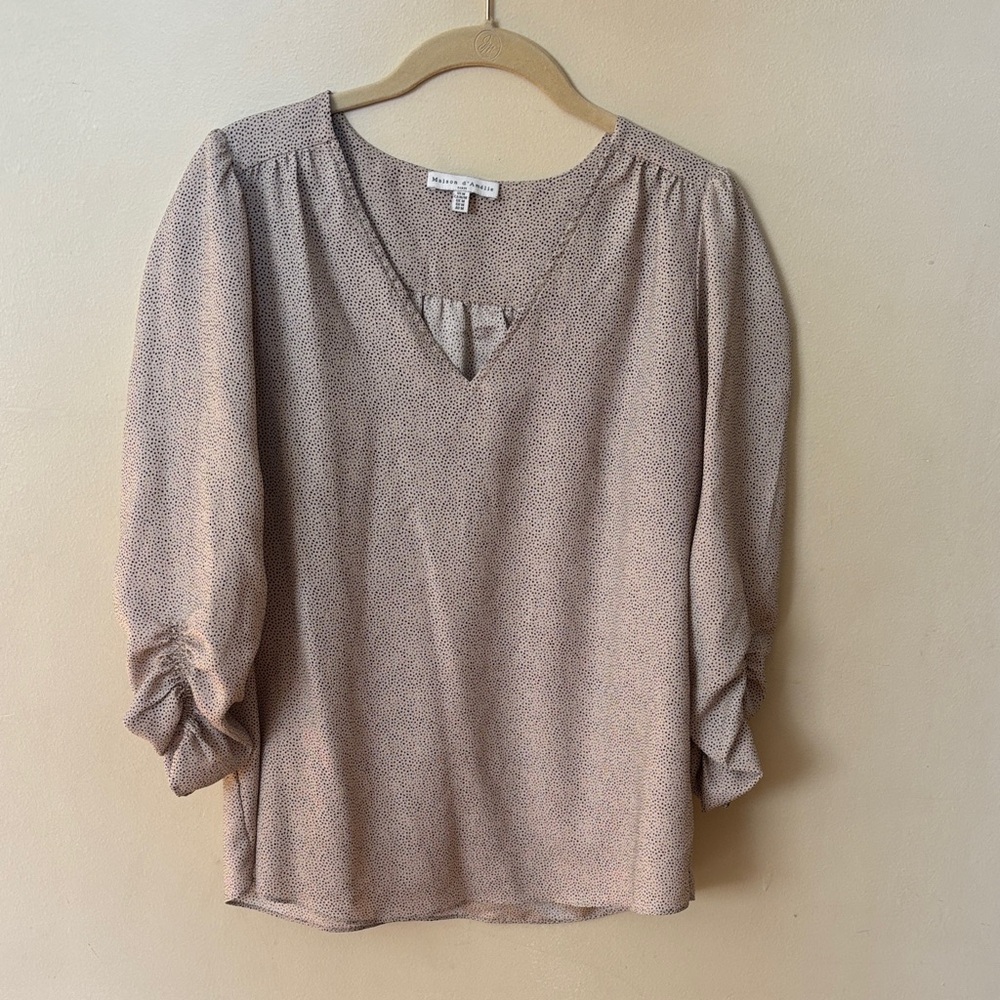 Elegant Beige Women's Top